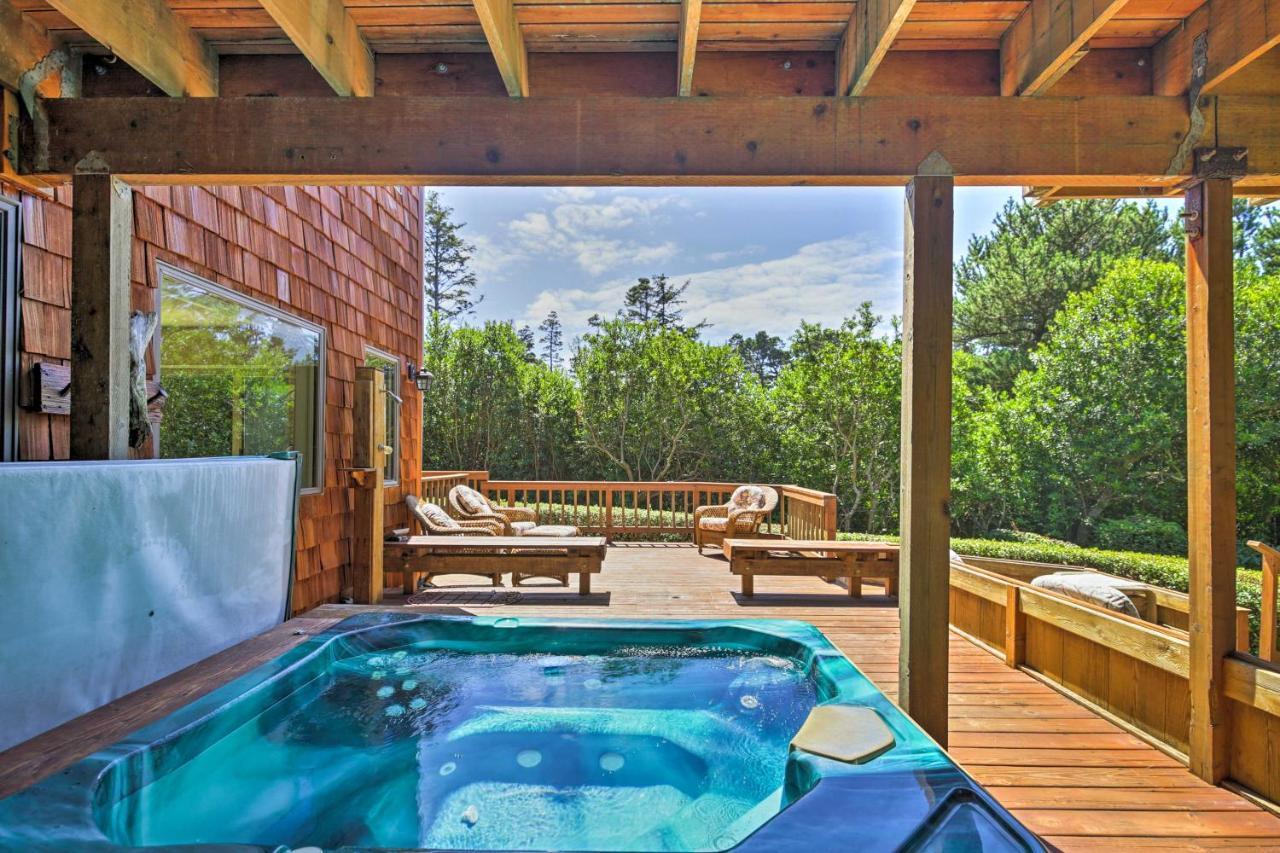 South Beach Home With Hot Tub, Deck - Walk To Ocean! Bagian luar foto